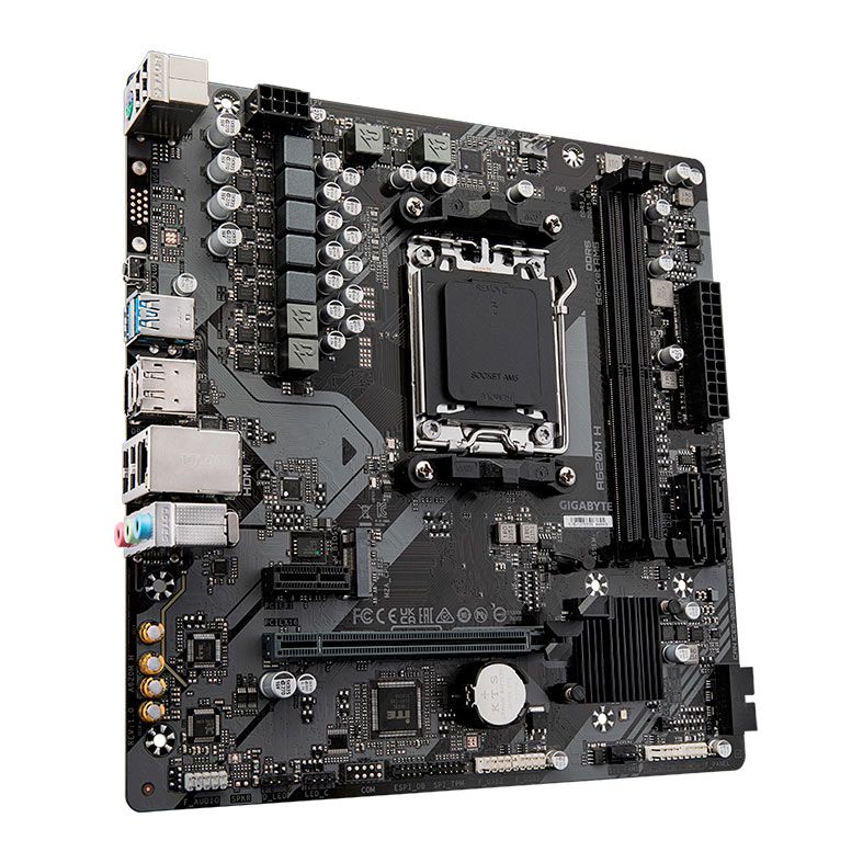 Placa Mae Gigabyte A620M H, DDR5, Socket AMD AM5, M-ATX, Chipset AMD A620, A620M-H