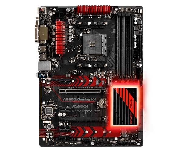 Placa Mae ASRock Fatal1ty AB350 Gaming K4 DDR4 Socket AM4 Chipset AMD B350