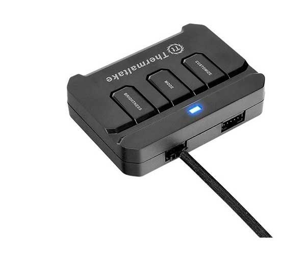 Controlador De Fan Thermaltake Lumi Color 256c + Fita De LED RGB, AC-037-LN1NAN-A1