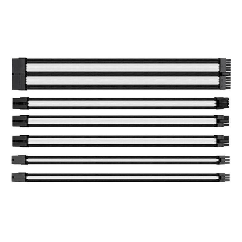 Extensor De Cabos Thermaltake TT Mod Sleeve Cable Preto/Branco, AC-048-CN1NAN-A1