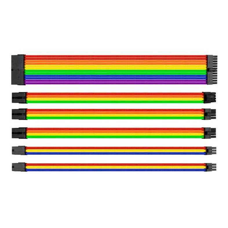 Extensor De Cabos Thermaltake TT Mod Sleeve Cable Rainbow, AC-049-CN1NAN-A1