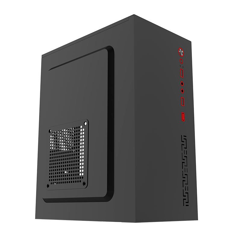 Gabinete Office Aigo Q2522, Mini-Tower, Preto, AC-Q2522-B-HQ1