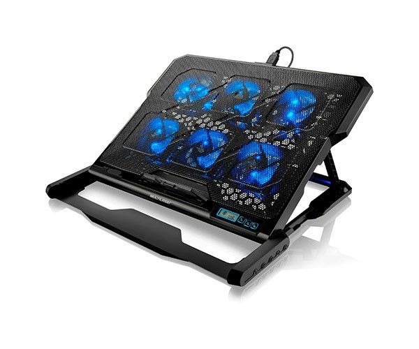 Base Para Notebook Multi Hexa Cooler USB LED Azul, AC282