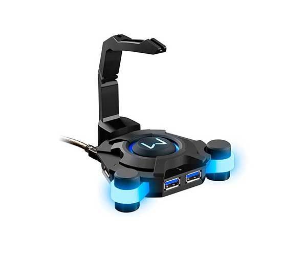 Bungee Gamer Multi Warrior + HUB 4 Portas USB 3.0 LED Azul, AC293