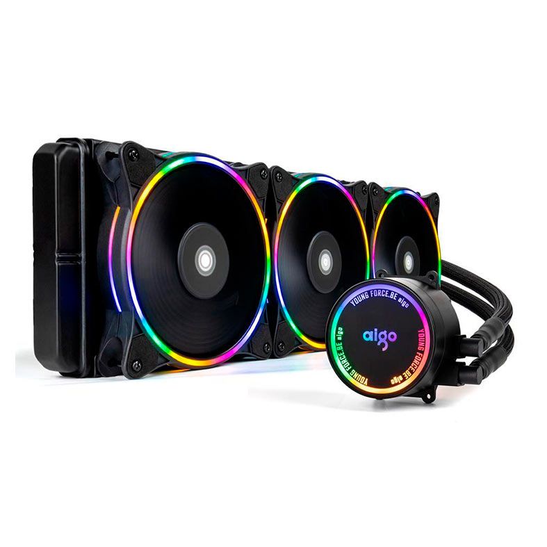 Water Cooler Aigo AC 360, RGB Rainbow, 360mm, AC360