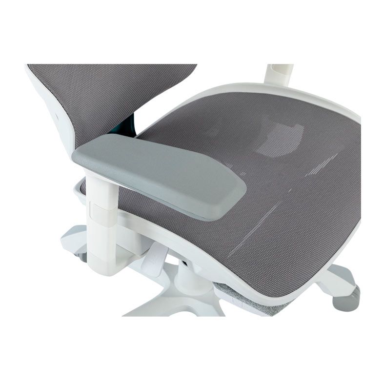 Cadeira Ergonomica TGIF Ace Fiora, Apoio de Braco 6D, Branco, ACE-F-6DF