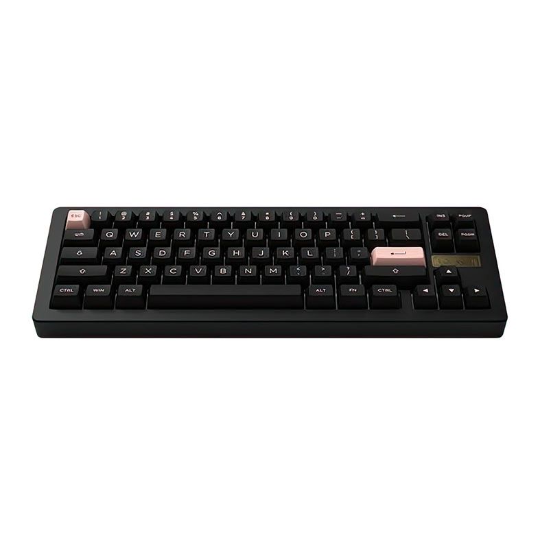 Teclado Mecanico Gamer Akko ACR Pro 68, RGB, Switch Akko Crystal, Preto, ACR-PRO68-BLK