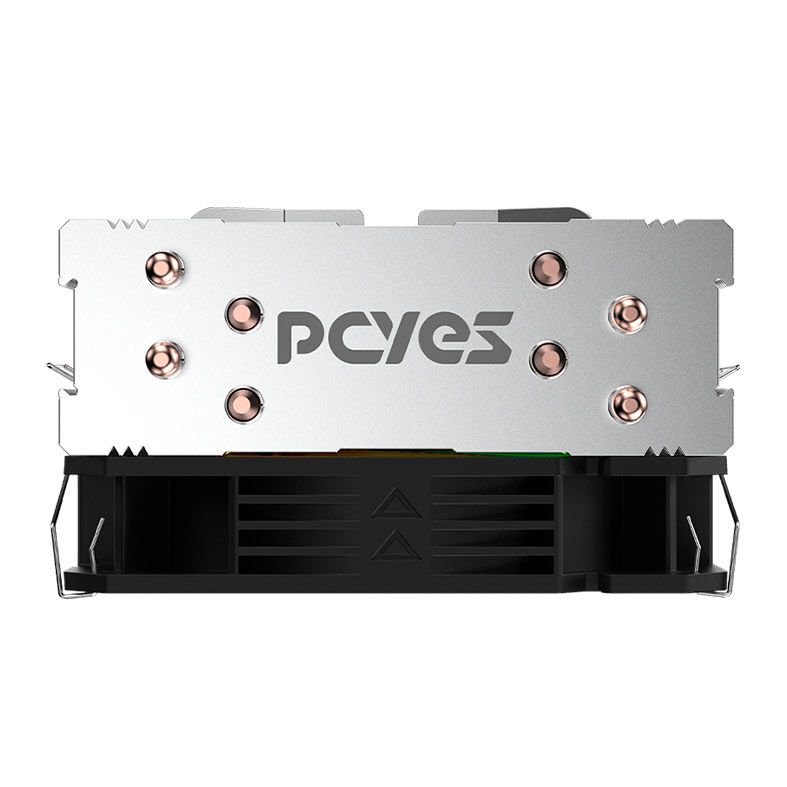 Cooler Para Processador PCYES Tundra, Rainbow, 120mm, Preto, ACTBKA120