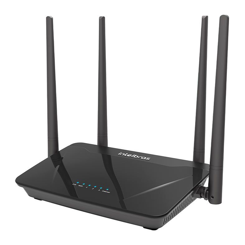 Roteador Intelbras WIFI 5 Action RF 1200, Preto, ACTION-RF1200