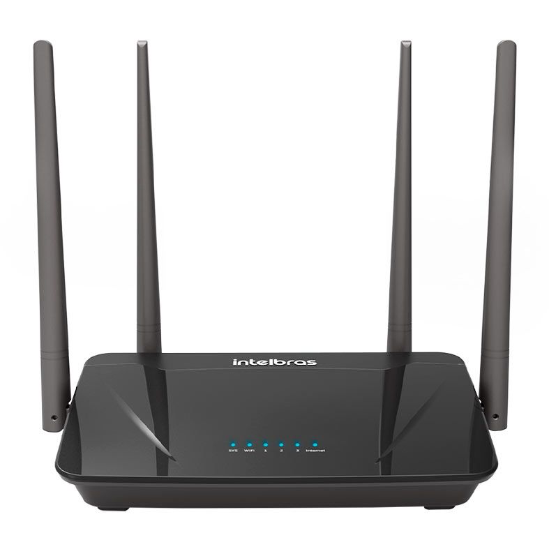 Roteador Intelbras WIFI 5 Action RF 1200, Preto, ACTION-RF1200