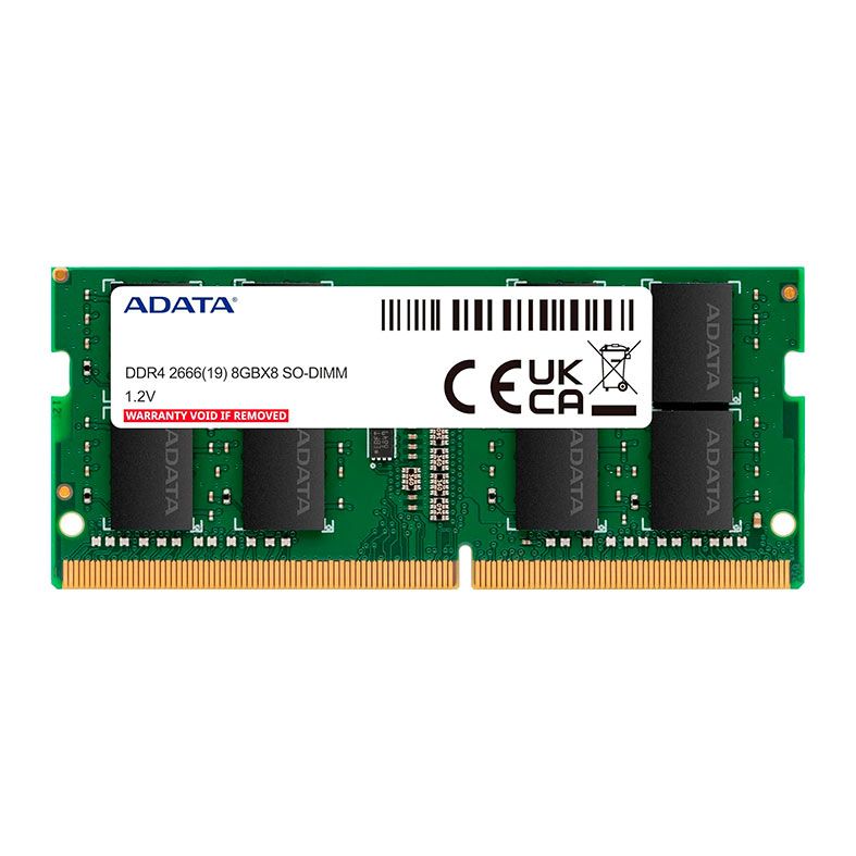 Memoria Para Notebook Adata, (1X8GB), DDR4, 2666MHz, CL19, AD4S26668G19-SGN