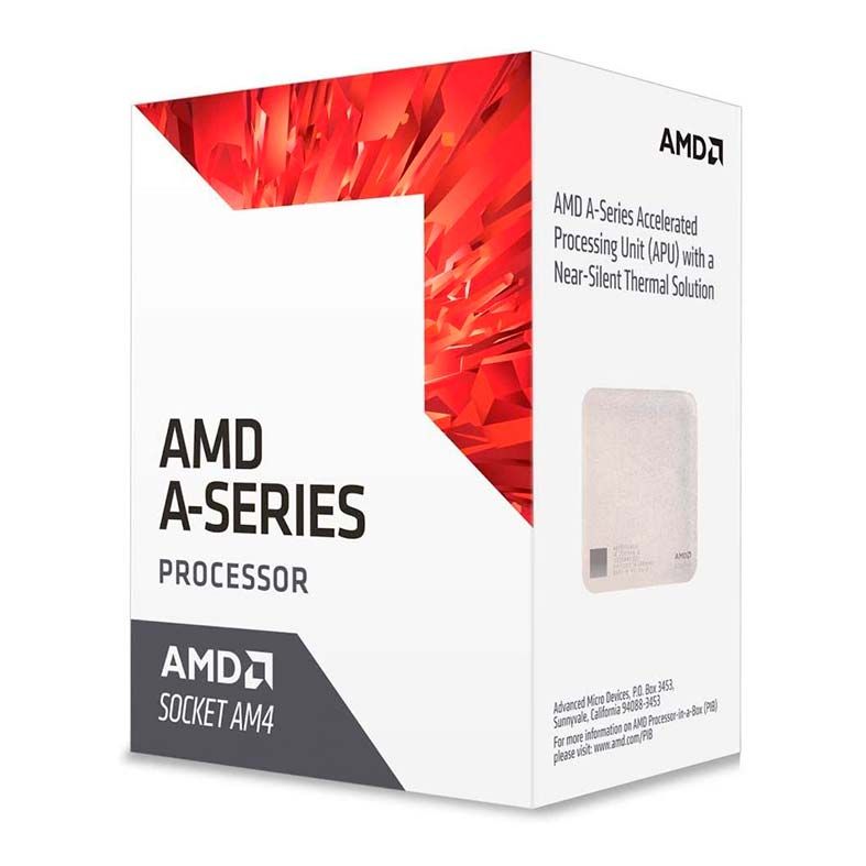Processador AMD A6-9500 Dual-Core 3.5GHz (3.8GHz Turbo) 1MB Cache AM4, AD9500AGABBOX