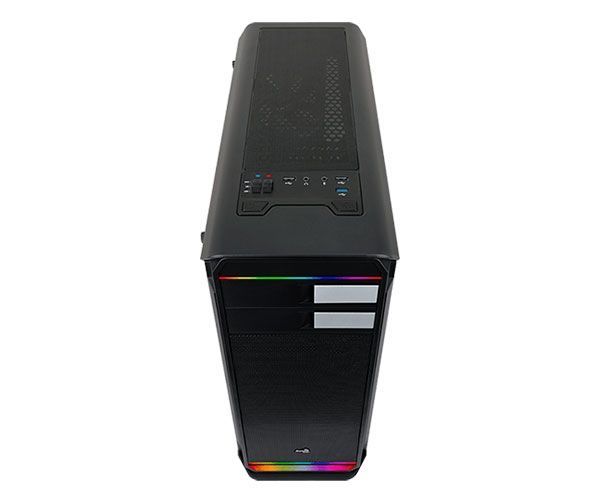 Gabinete Aerocool AERO 500G RGB Black Edition Window, AERO-500G-RGB-BK