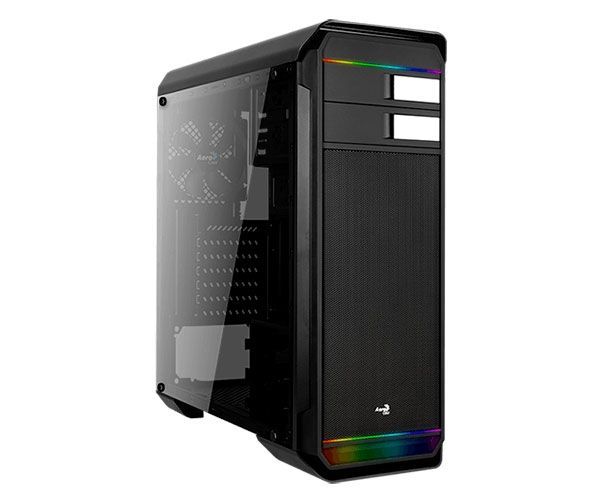 Gabinete Aerocool AERO 500G RGB Black Edition Window, AERO-500G-RGB-BK