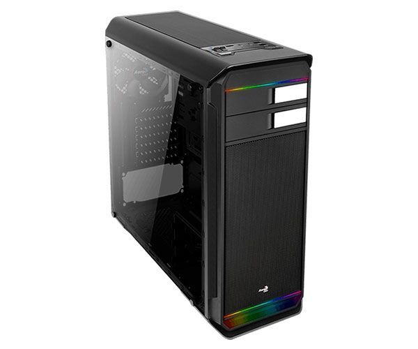 Gabinete Aerocool AERO 500G RGB Black Edition Window, AERO-500G-RGB-BK