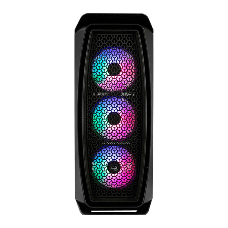 Gabinete AeroCool Aero One Frost Lateral Vidro Temp Preto, AERO ONE FROST-G-BK-v1