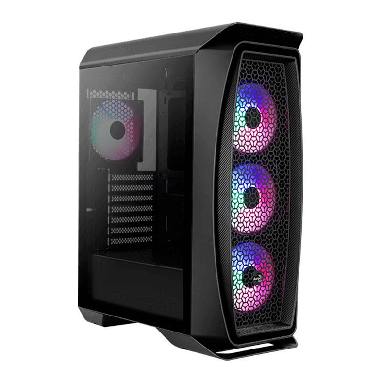 Gabinete AeroCool Aero One Frost Lateral Vidro Temp Preto, AERO ONE FROST-G-BK-v1