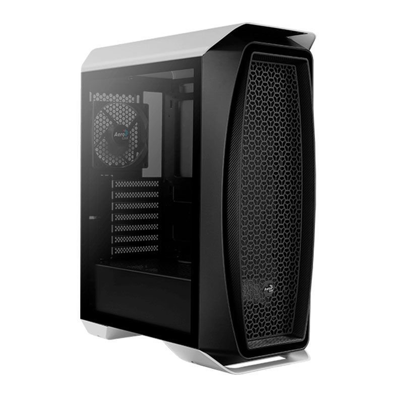 Gabinete AeroCool Aero One Lateral Vidro Temp Branco, AERO-ONE-G-WT-v1