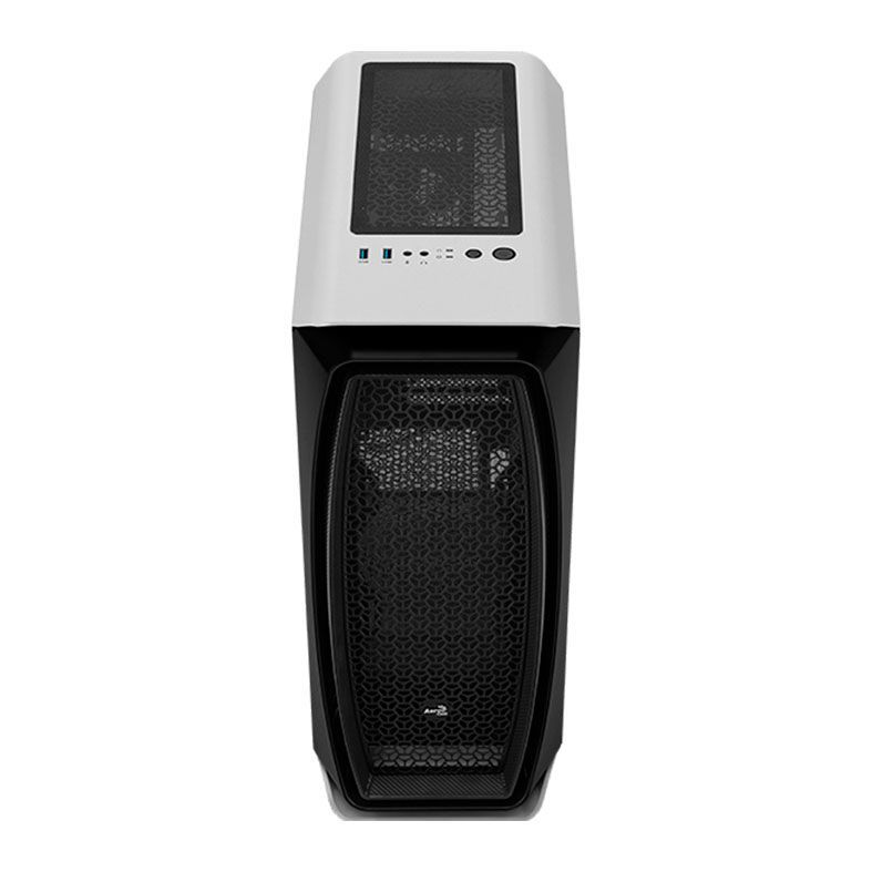 Gabinete AeroCool Aero One Lateral Vidro Temp Branco, AERO-ONE-G-WT-v1