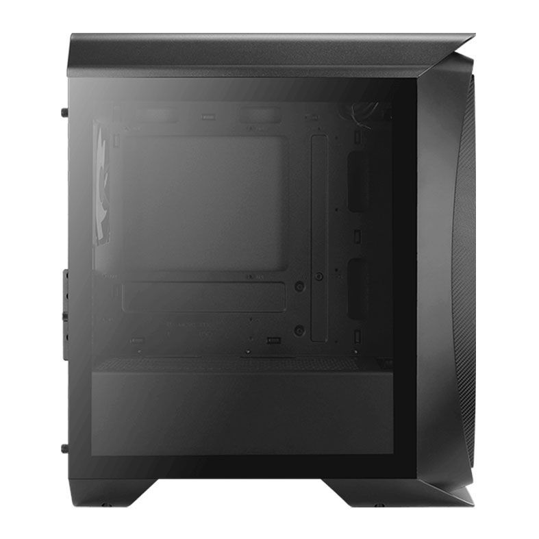 Gabinete AeroCool Aero One Mini Frost Lateral Vidro Temp Preto, AERO-ONE-MINI-FROST-G-BK-v1