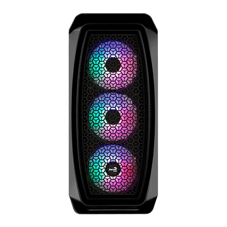Gabinete AeroCool Aero One Mini Frost Lateral Vidro Temp Preto, AERO-ONE-MINI-FROST-G-BK-v1