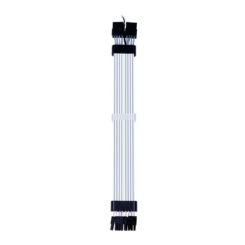 Cabo Extensor PCIe Acegeek AC28, ARGB, 345mm, Preto, AG-AC28-BK
