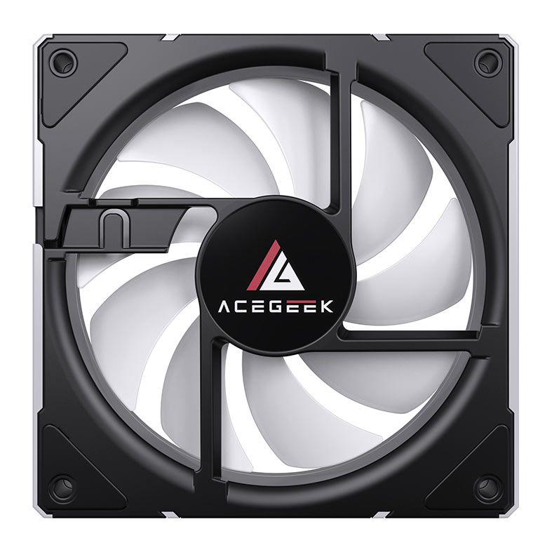 Ventoinha Acegeek Chroma Reversa, ARGB, 120mm, Preto, AG-CHROMA-BK-RV
