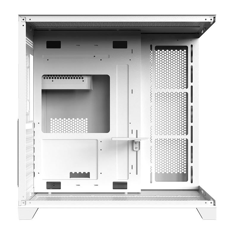 Gabinete Gamer Acegeek CurveX, Mid-Tower, Lateral de Vidro, Branco, AG-CURVEX-WH