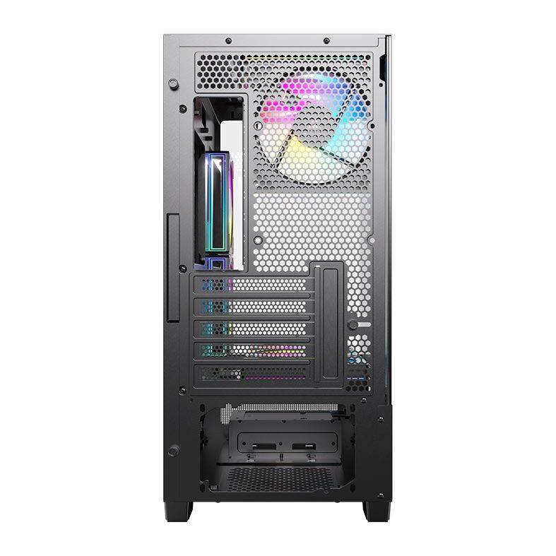 Gabinete Gamer Acegeek Echo Mini, Mini-Tower, Lateral de Vidro, Preto, AG-ECHO-MINI-BK