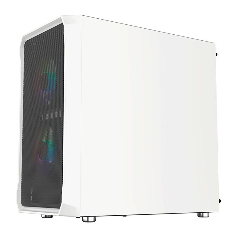 Gabinete Gamer Acegeek Eclipse M350, Mid-Tower, Lateral de Vidro, Branco, AG-ECLIPSE-M350-WH