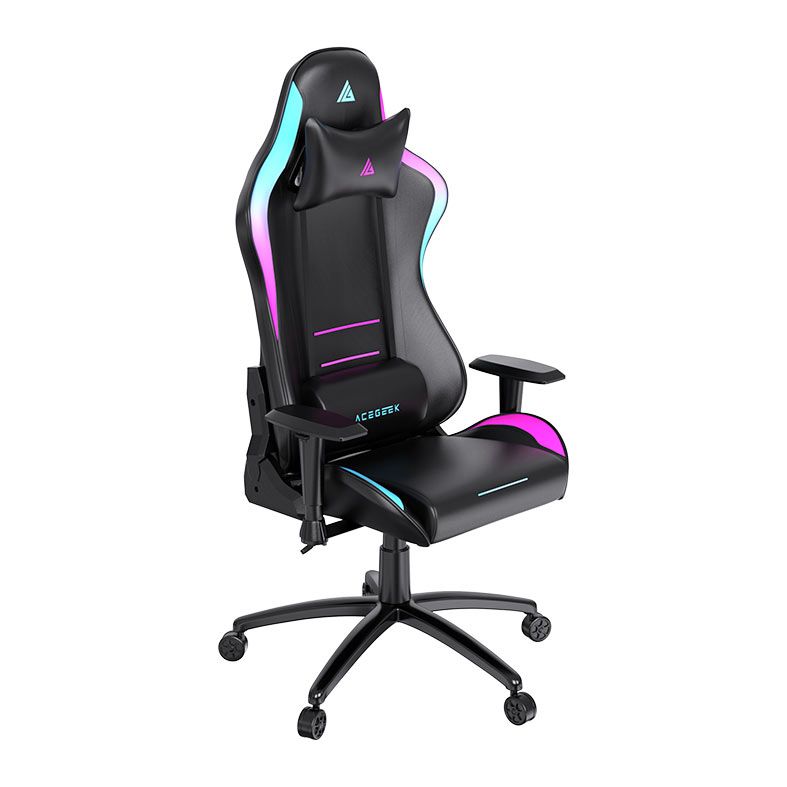 Cadeira Gamer Acegeek Enlight V1, Preto, AG-ENLIGHT-V1-BK
