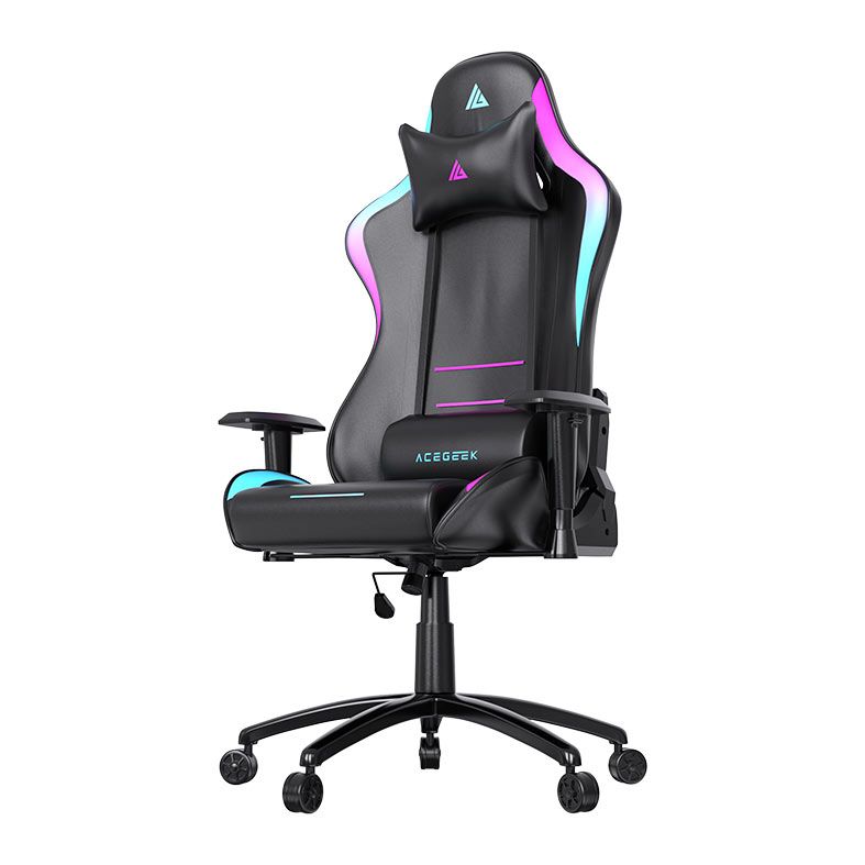 Cadeira Gamer Acegeek Enlight V1, Preto, AG-ENLIGHT-V1-BK