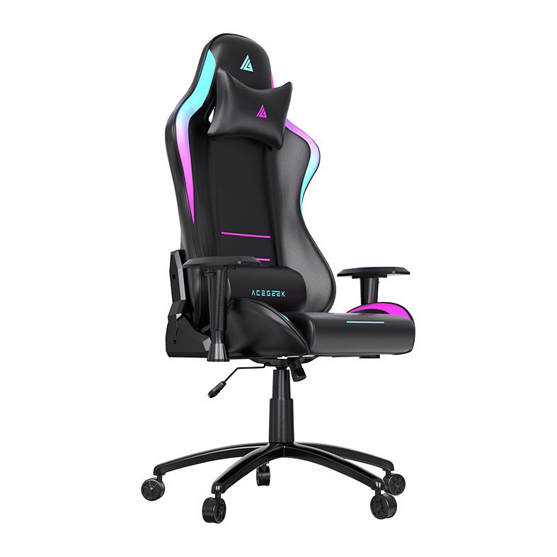 Cadeira Gamer Acegeek Enlight V1, Preto, AG-ENLIGHT-V1-BK
