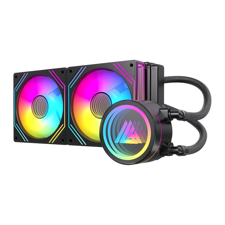 Water Cooler Acegeek Flow 240, ARGB, 240mm, Preto, AG-FLOW240-BK
