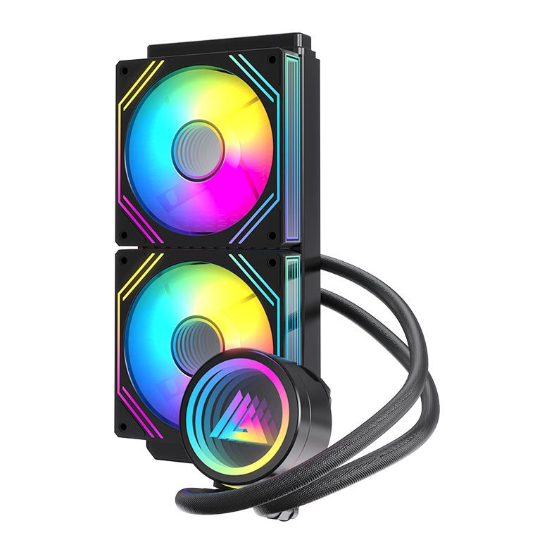 Water Cooler Acegeek Flow 240, ARGB, 240mm, Preto, AG-FLOW240-BK