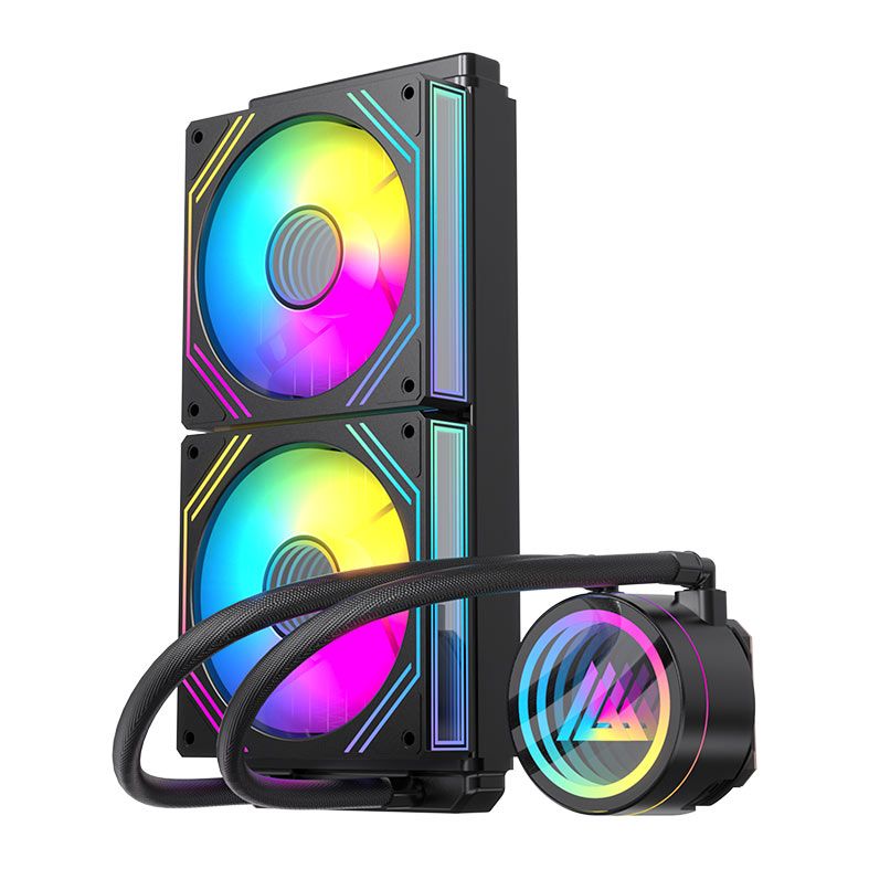 Water Cooler Acegeek Flow 240, ARGB, 240mm, Preto, AG-FLOW240-BK