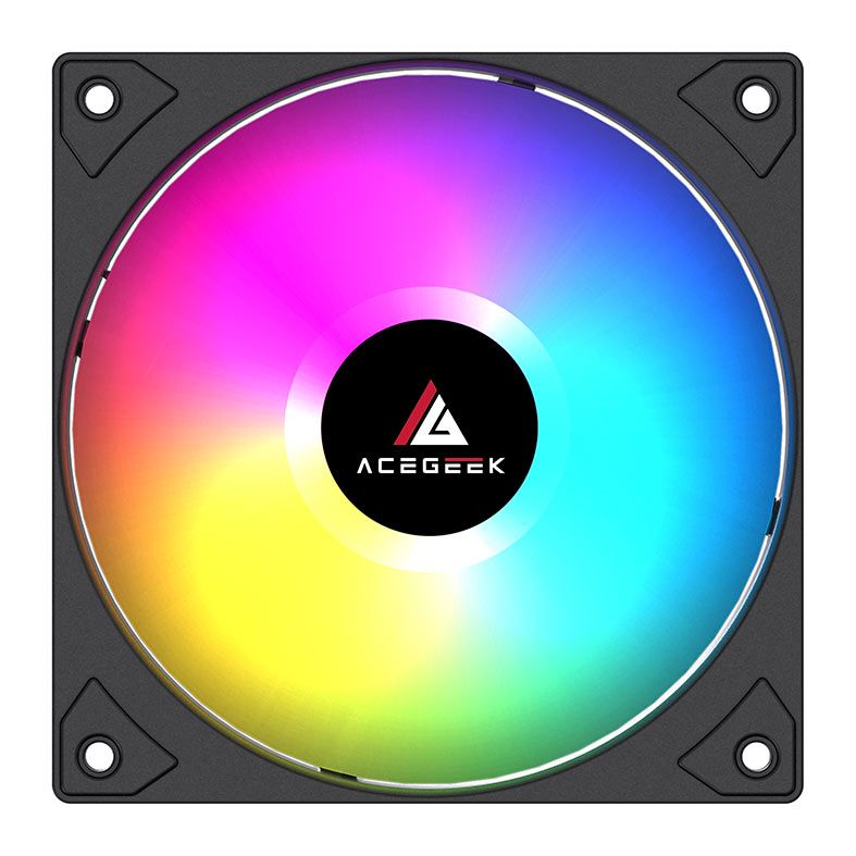 Water Cooler Acegeek FrostWorld, ARGB, 240mm, Preto, AG-FROSTWORLD240-BK