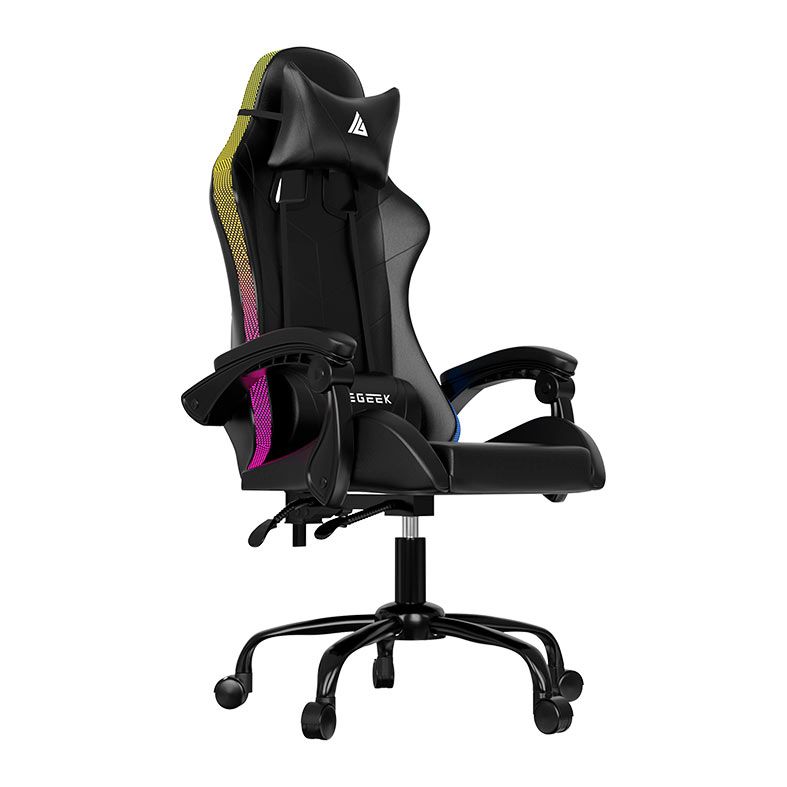 Cadeira Gamer Acegeek Knight-V2, RGB, Preto, AG-KNIGHT-V2-BK