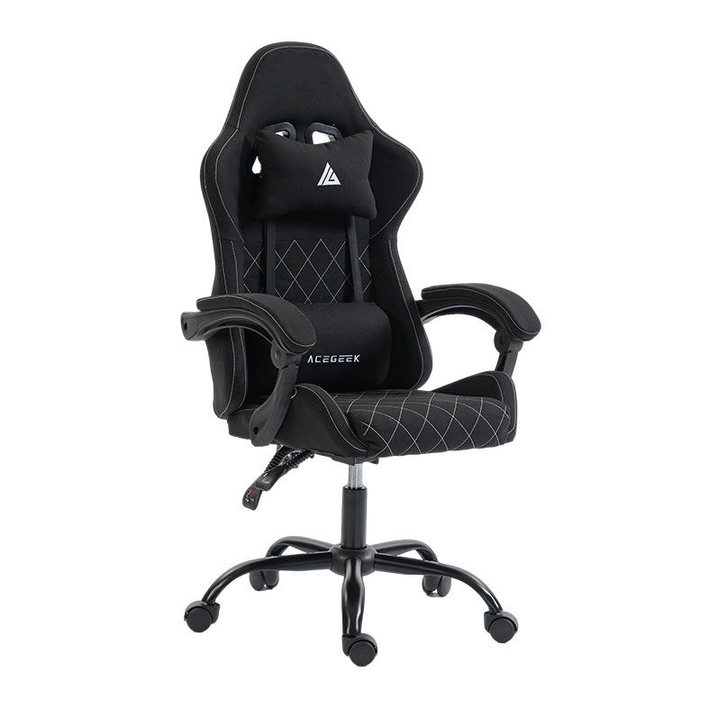 Cadeira Gamer Acegeek Lorien, Tecido, Preto, AG-LORIEN-BK