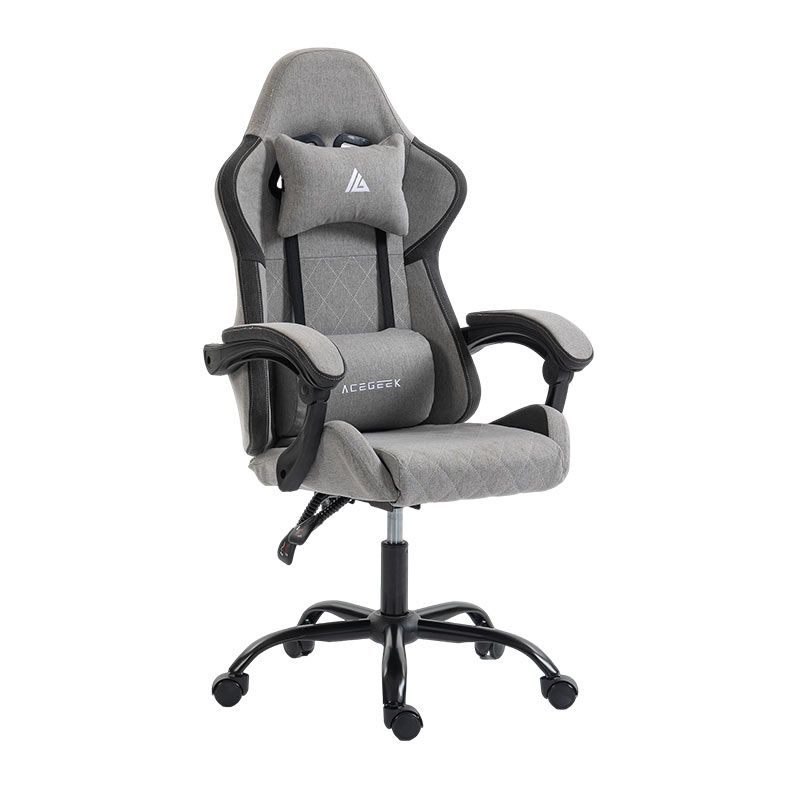 Cadeira Gamer Acegeek Lorien, Tecido, Cinza, AG-LORIEN-GY