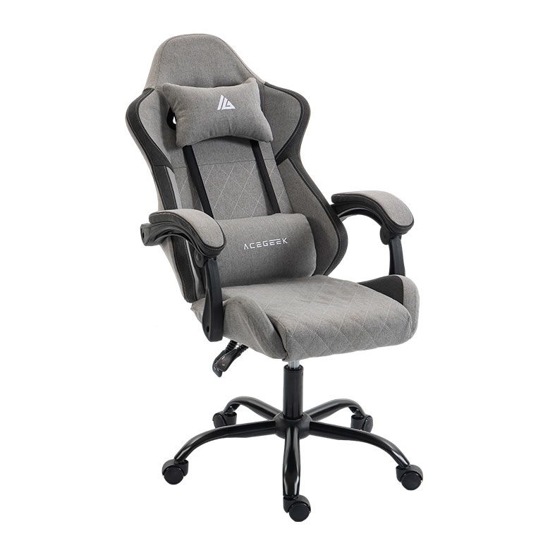 Cadeira Gamer Acegeek Lorien, Tecido, Cinza, AG-LORIEN-GY