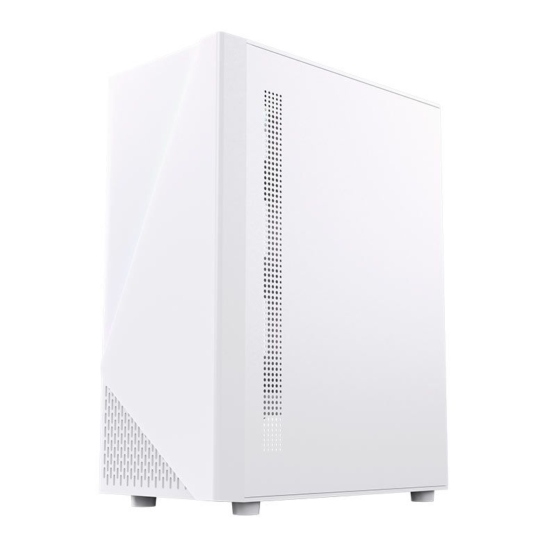 Gabinete Gamer Acegeek Lumix, Mid-Tower, Lateral de Vidro, Branco, AG-LUMIX-WH