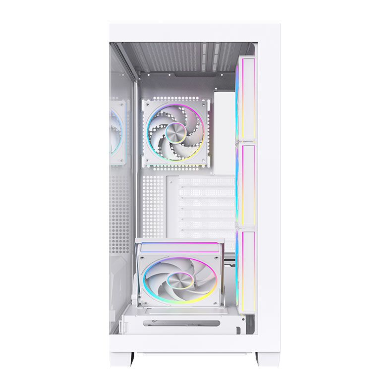 Gabinete Gamer Acegeek Nebula, Mid-Tower, Lateral de Vidro, Branco, AG-NEBULA-WH