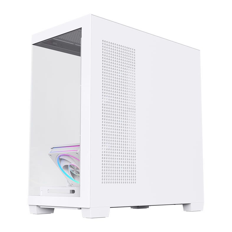 Gabinete Gamer Acegeek Nebula, Mid-Tower, Lateral de Vidro, Branco, AG-NEBULA-WH
