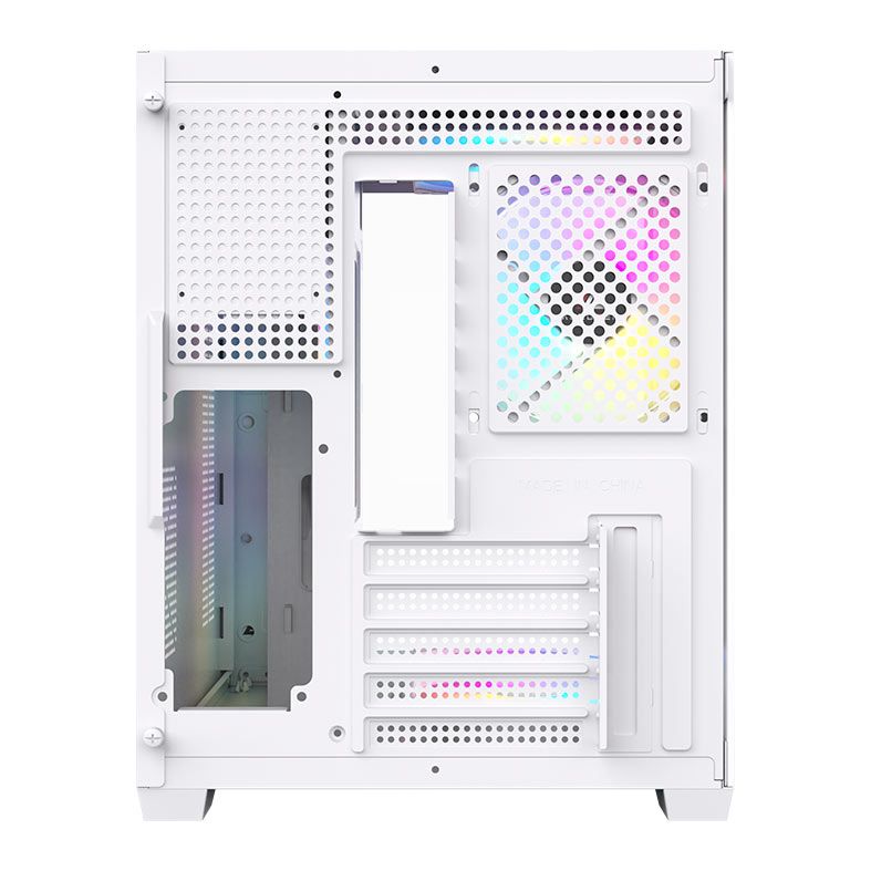 Gabinete Gamer Acegeek Neptune, Mid-Tower, Lateral de Vidro, Branco, AG-NEPTUNE-WH