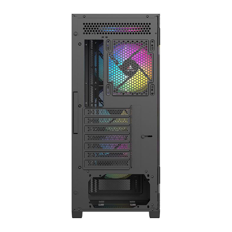 Gabinete Gamer Acegeek Nova C410 Mesh, Mid-Tower, Lateral de Vidro, Preto, AG-NOVA-C410-BK