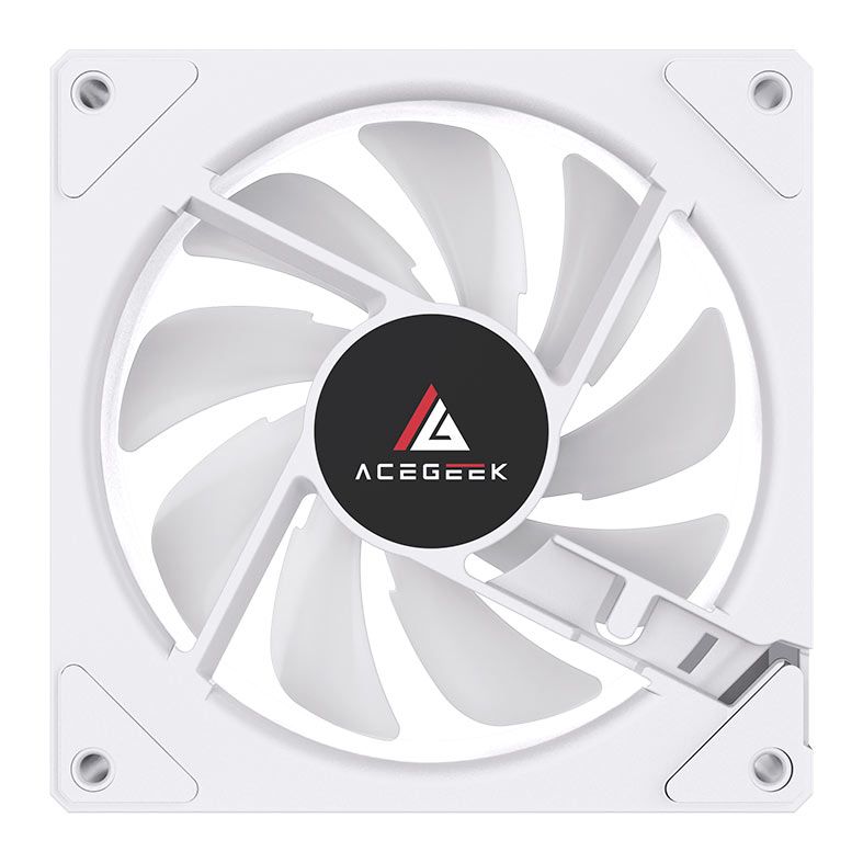 Ventoinha Acegeek Pandora Reversa, ARGB, 120mm, Branco, AG-PANDORA-WH-RV