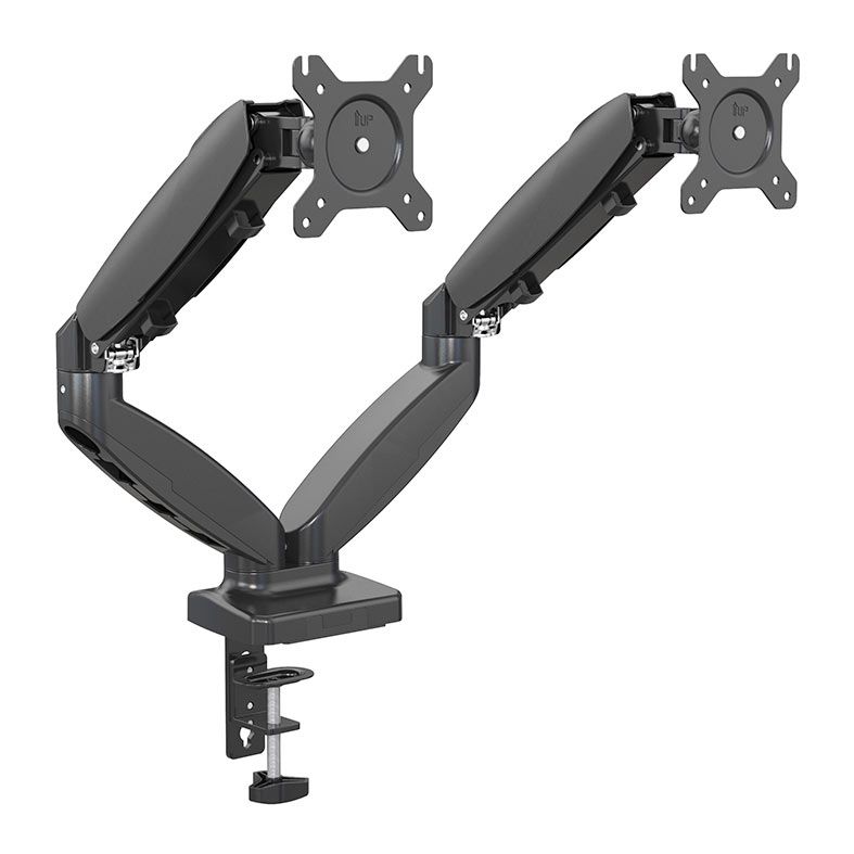 Suporte Duplo Para Monitor Acegeek Panther02, Preto, AG-PANTHER02-BK