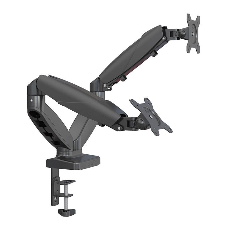 Suporte Duplo Para Monitor Acegeek Panther02, Preto, AG-PANTHER02-BK