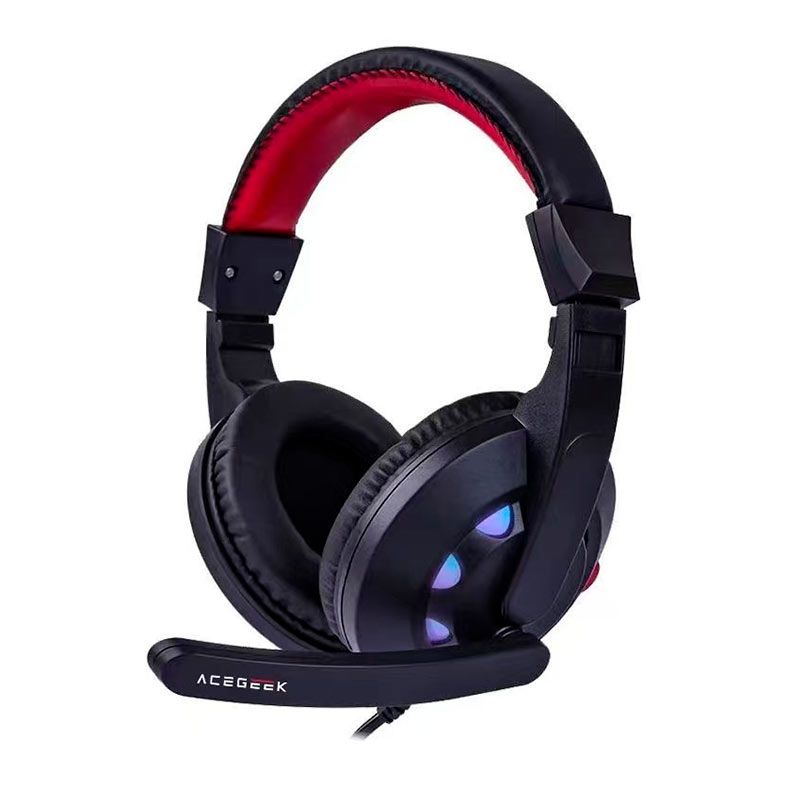 OPENBOX Combo Gamer Acegeek Thunder 4in1, Teclado Membrana, Mouse, Mousepad, Headset, AG-THUNDER-COMBO-BK